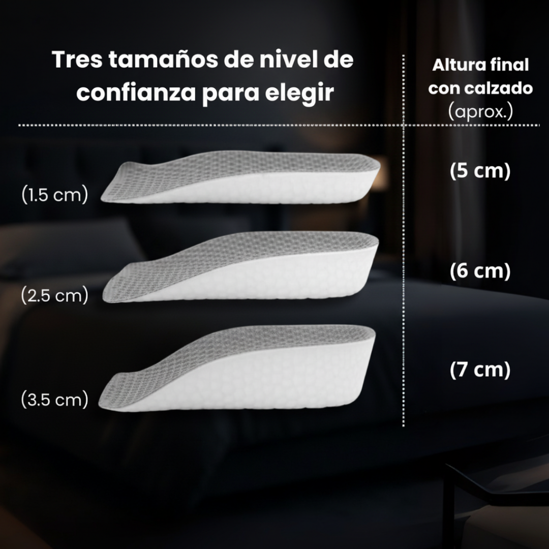LiftSole™ Plantillas Elevadoras Ortopédicas