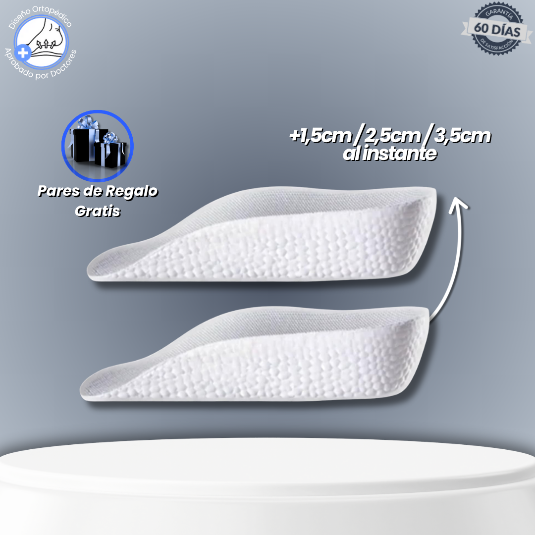 LiftSole™ Plantillas de Altura y Comodidad