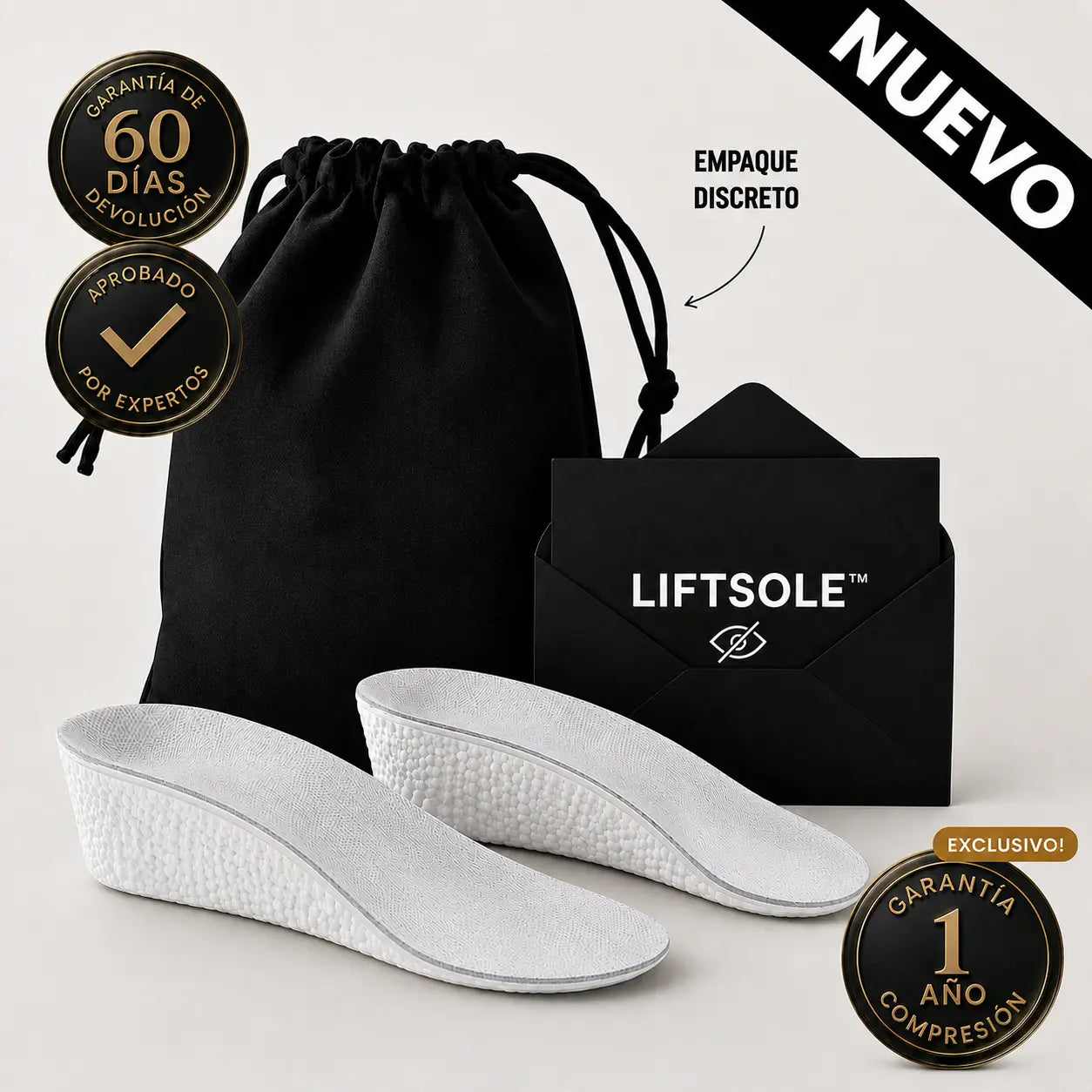 LiftSole™ Plantillas Ortopédicas Elevadoras